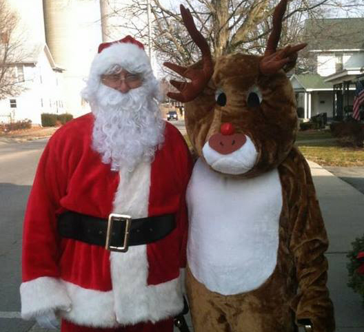 Santa and Rudolph