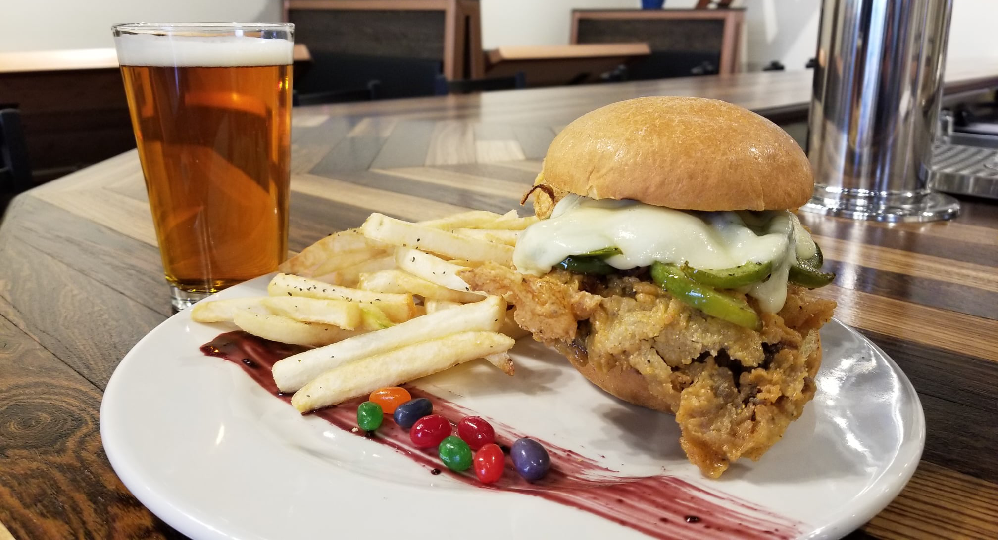 Fried Milk Steak Sammie